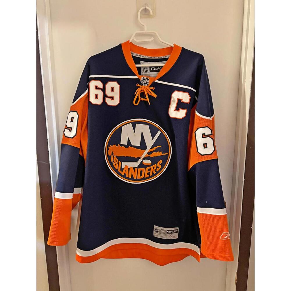 New York Islanders NHL Hockey Jersey XL - custom  namebar removed
